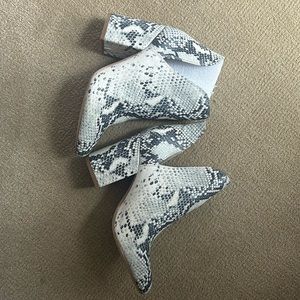 Steve Madden Snake Print Boots